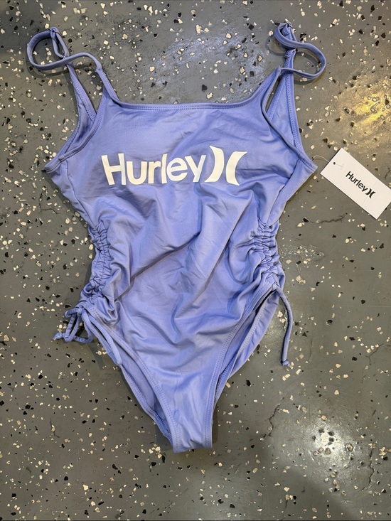 Hurley Other - Hurley Lavender One-Piece Swimsuit with Side Ruching